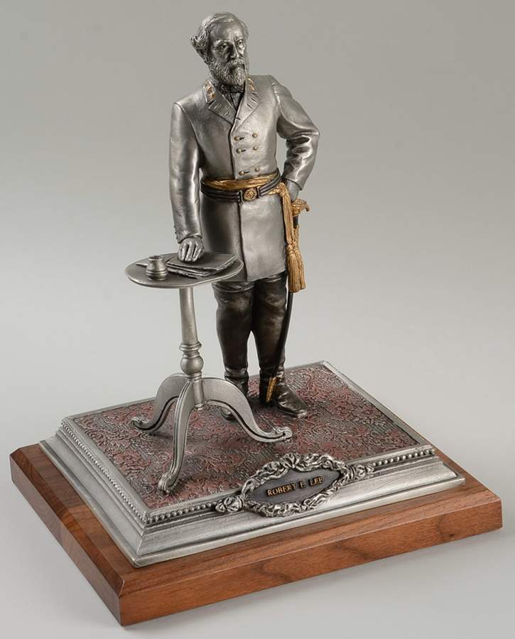 The Southern Triumvirate Robert E Lee - With Box by Chilmark Pewter-1