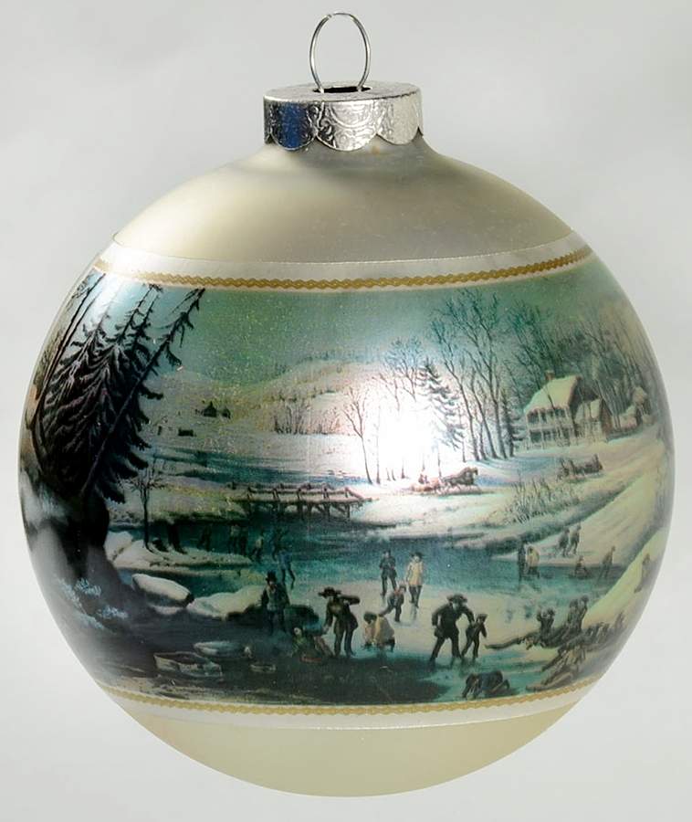 Currier & Ives American Winter Scenes-Morning - No Box by Corning Corelle-1