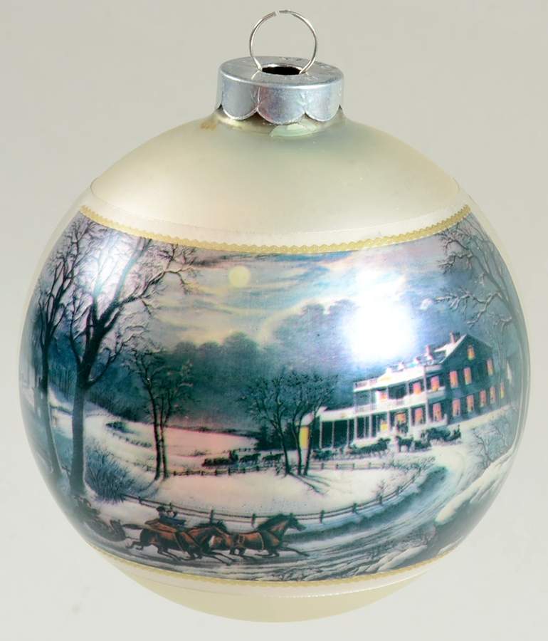 Currier & Ives American Winter Scenes-Evening - Boxed by Corning Corelle-1