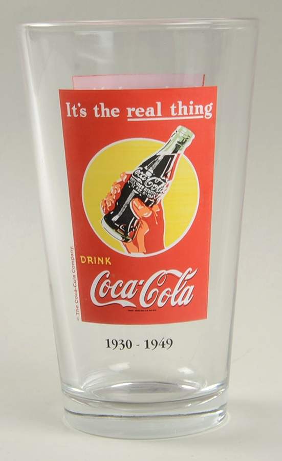 Historic Advertising Glasses 1930-1949 - No Box by Coca-Cola-1