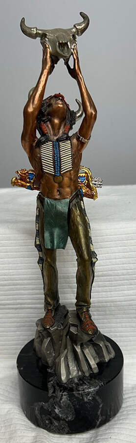 To the Great Spirit Collection Thunder Cloud-A Hunter's Thanksgiving - Boxed by Chilmark Pewter-1
