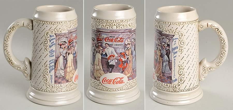 Coca-Cola Steins Soda Fountain - Boxed by Ceramarte-1