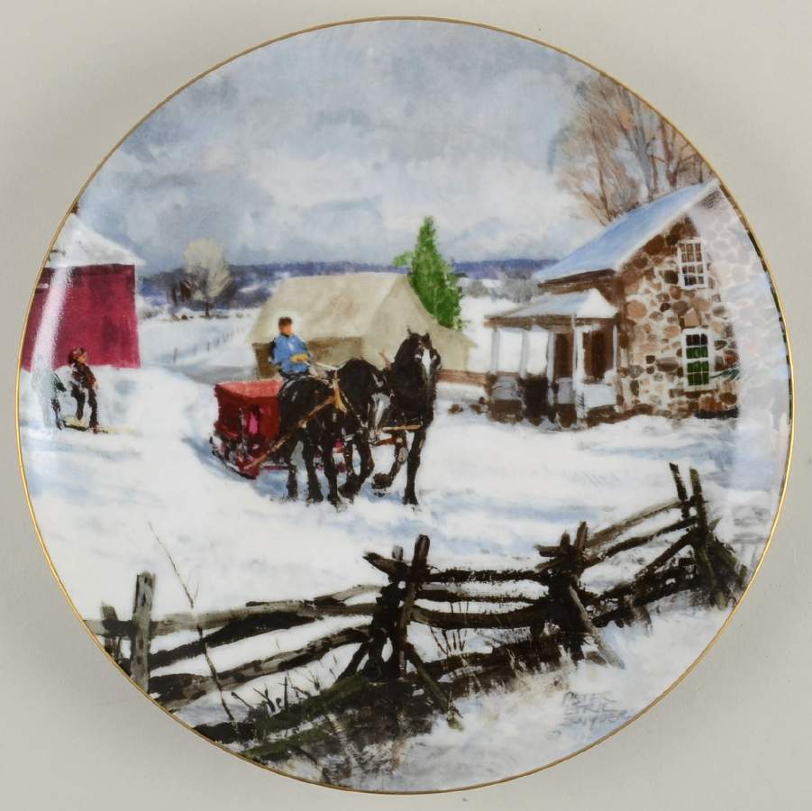 Perserving a Way of Life Winter's Morning - Boxed by Christian Bell-1