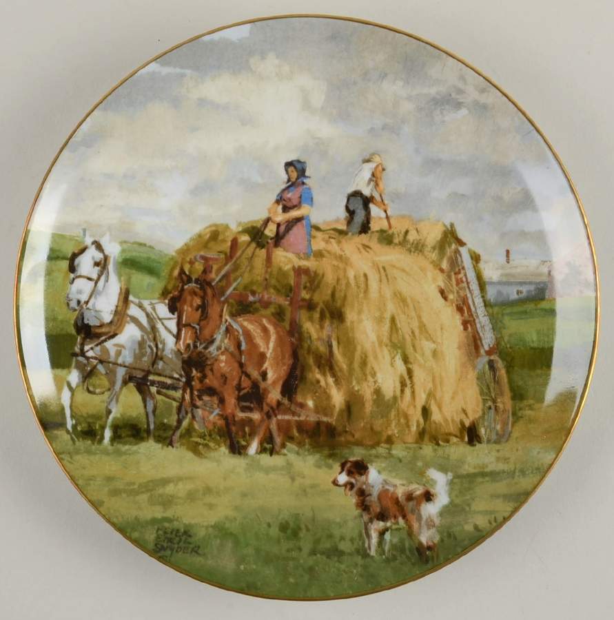 Perserving a Way of Life Atop Hay Wagon - Boxed by Christian Bell-1