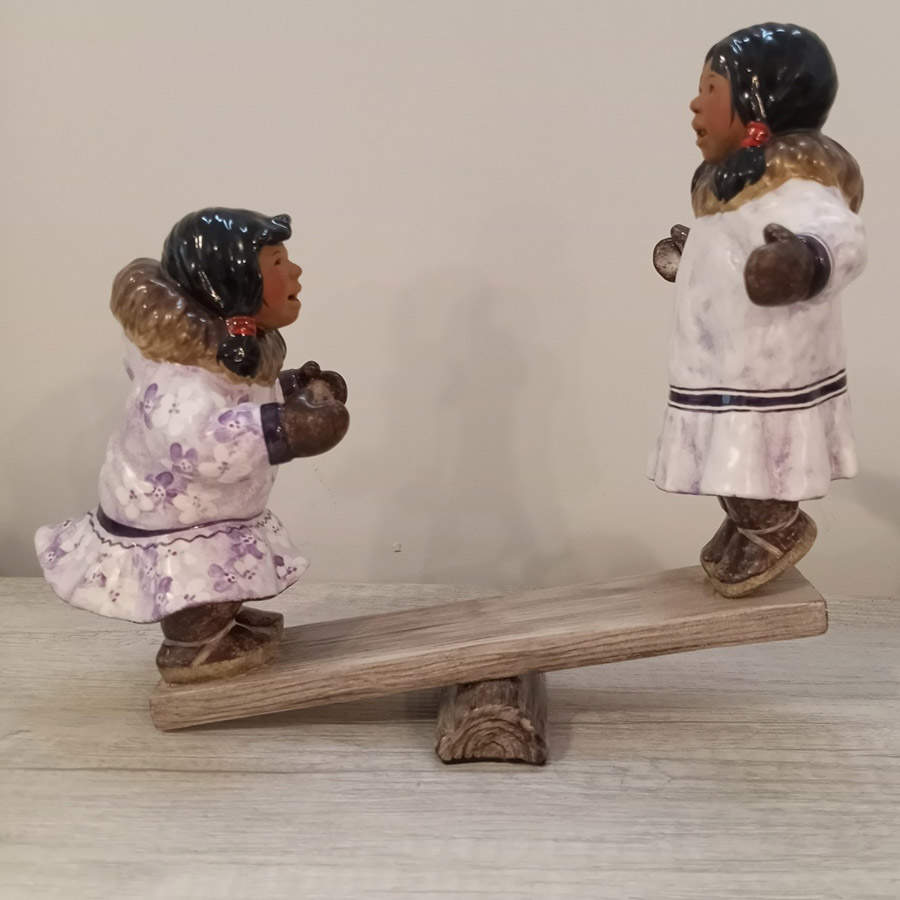Alaska Figurines Betsy & Jo - No Box by C Alan Johnson-1