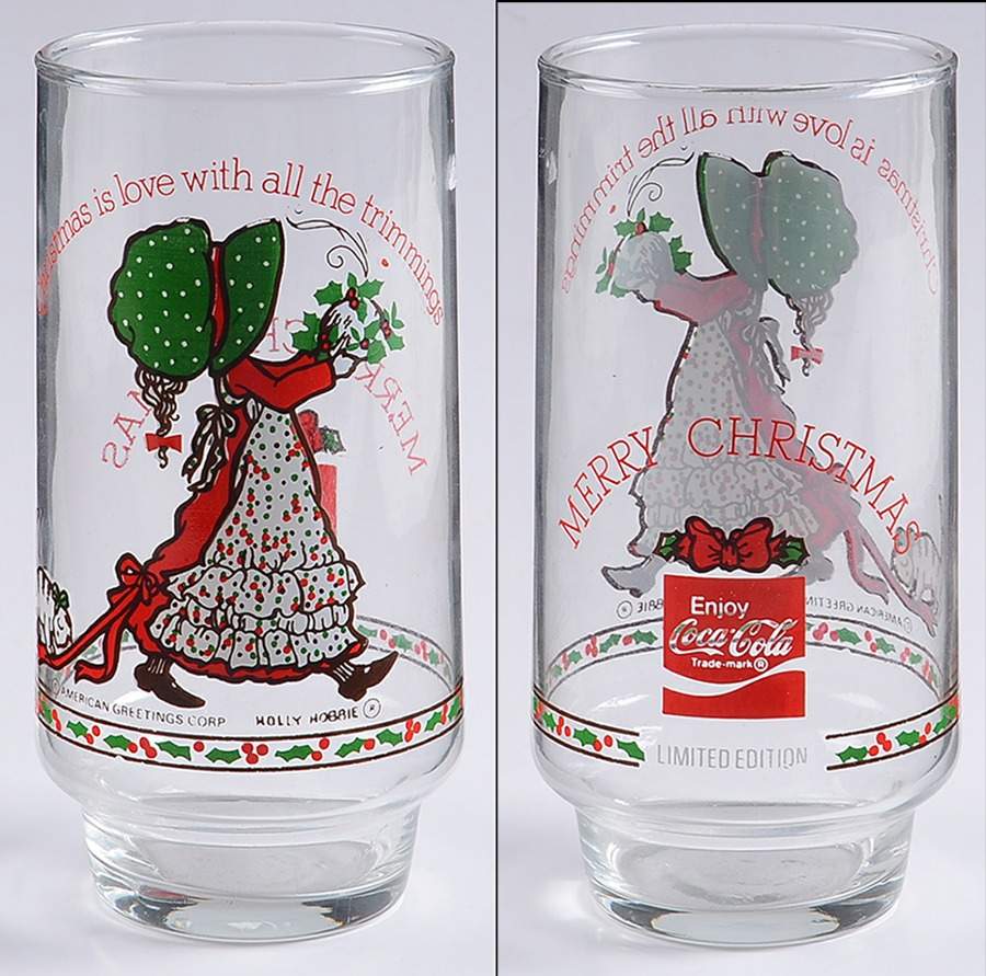 Holly Hobbie Limited Edition Tumbers Christmas Is Love With All The Trimmings - No Box by Coca-Cola-1