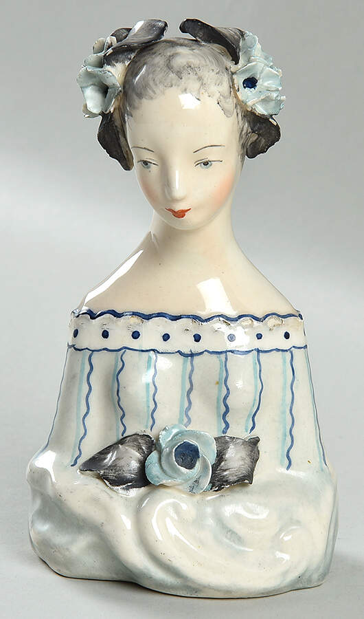 Cordey Figuines Woman With Flowers Bust - No Box by Cordey China-1