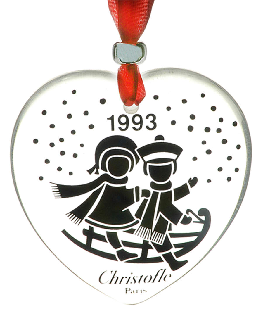 Christofle Annual Ornaments Sledding - No Box Nb1993 by Christofle-1
