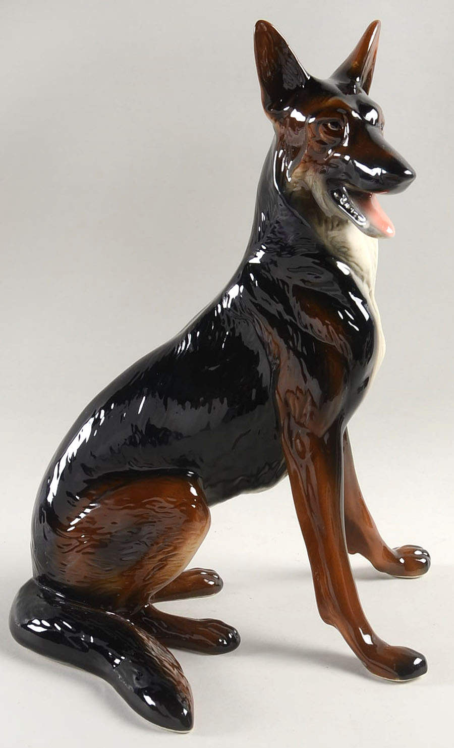 Ceramica de Cuernavaca Figurines German Shepherd-Sitting - No Box by Ceramica de Cuernavaca-1