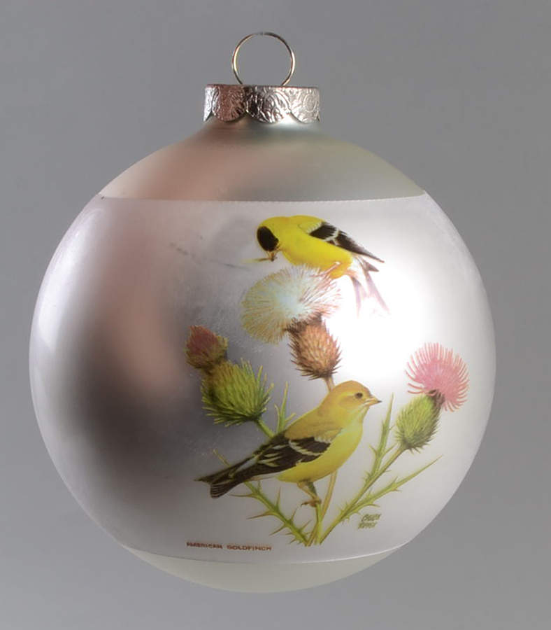 Bird Ornaments Goldfinch - Boxed by Corning Corelle-1