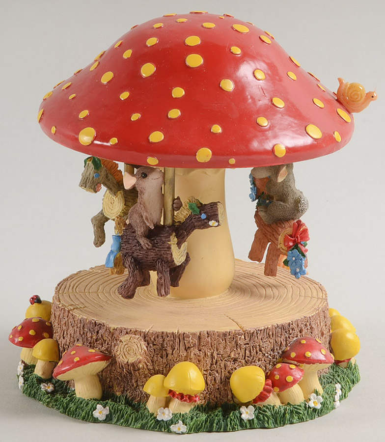 Teeny Tiny Tails Mushroom Carousel - Boxed by Charming Tails-1