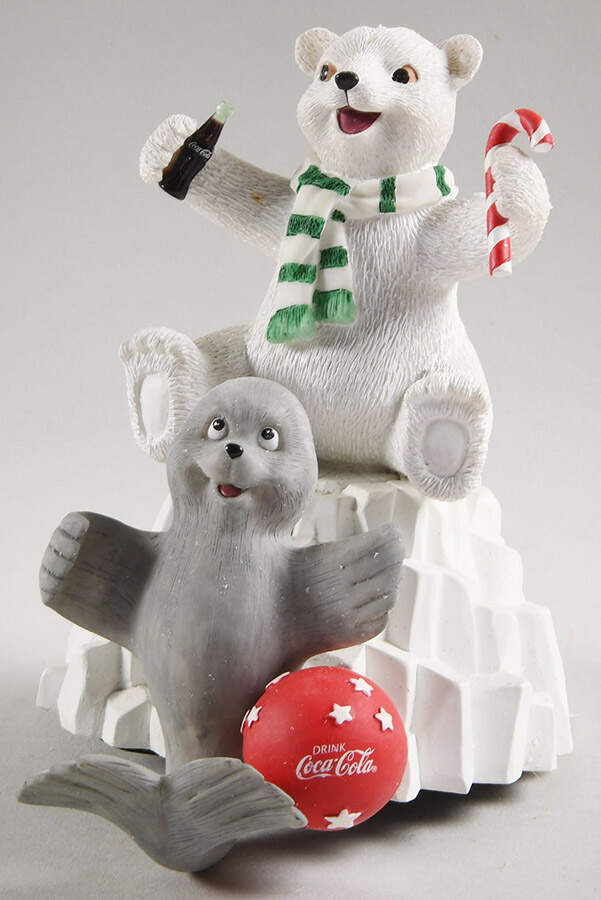 Stocking Holder Polar Bear & Seal - With Box by Coca-Cola-1