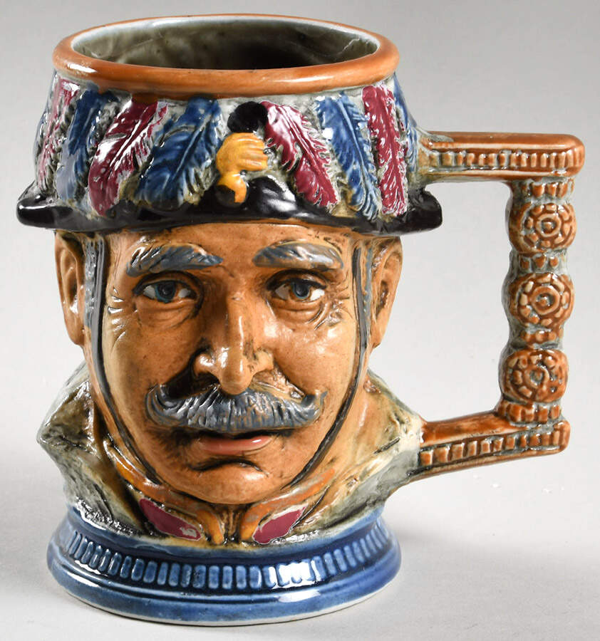 Character Jug Bersaglieri Soldier - No Box by Capodimonte-1
