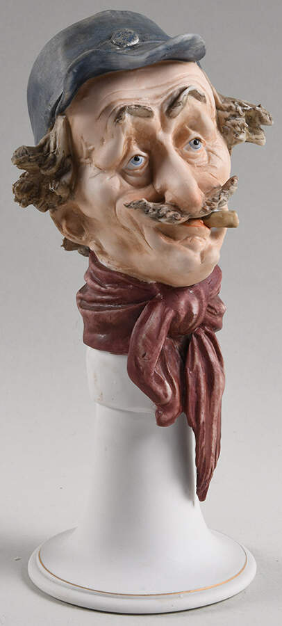 J Laurent By Capodimonte Bust - Man With Cigar - No Box by Capodimonte-1