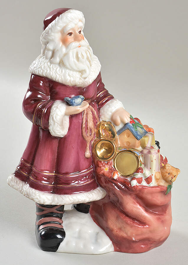 Bavarian Heritage Figurines Warm With Love- Santa - Boxed by Coyne's & Company-1
