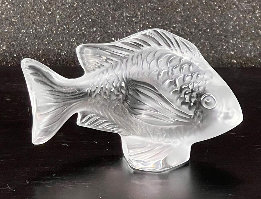 Damsel Fish Damsel Fish - Clear - With Box by Lalique-1