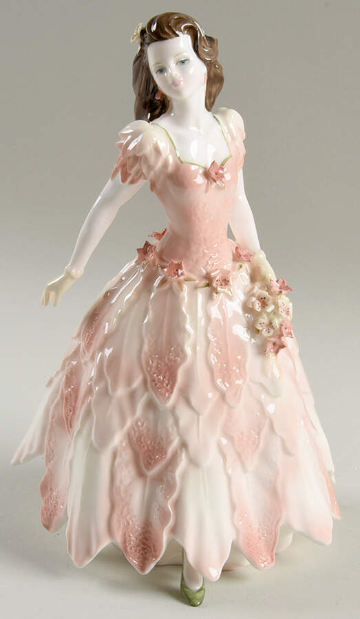 Ladies of Fashion-Special Event Emma-Peach An Beige - No Box by Coalport-1