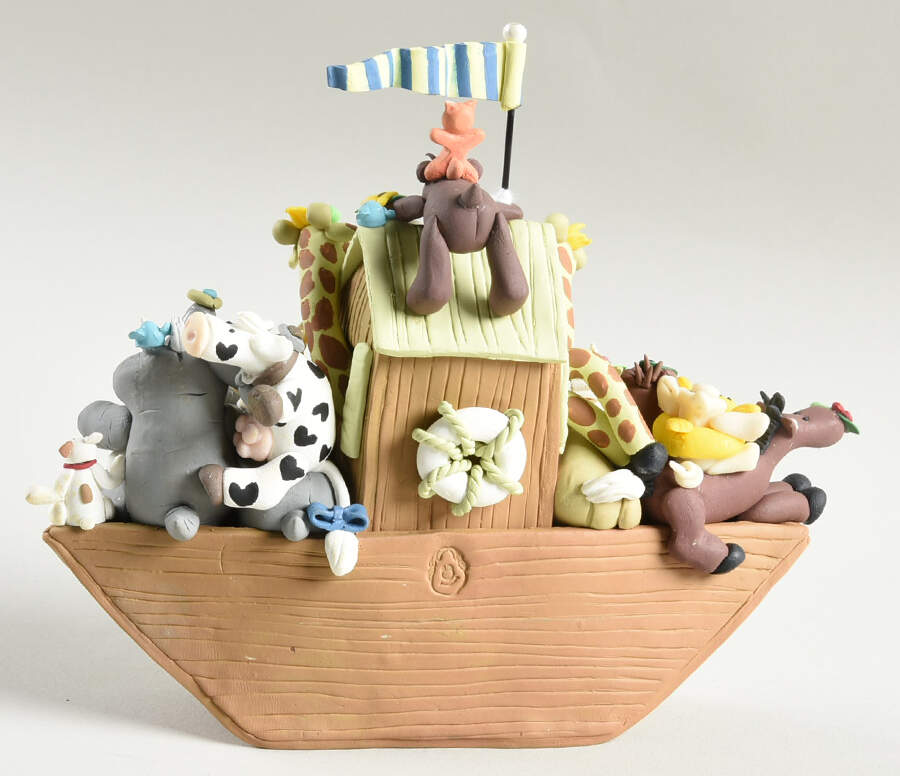 Little Street Collection Noah's Ark - No Box by Coyne's & Company-1