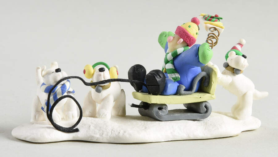 Little Street Collection Christmas Delivering Joy To The World - Boxed by Coyne's & Company-1