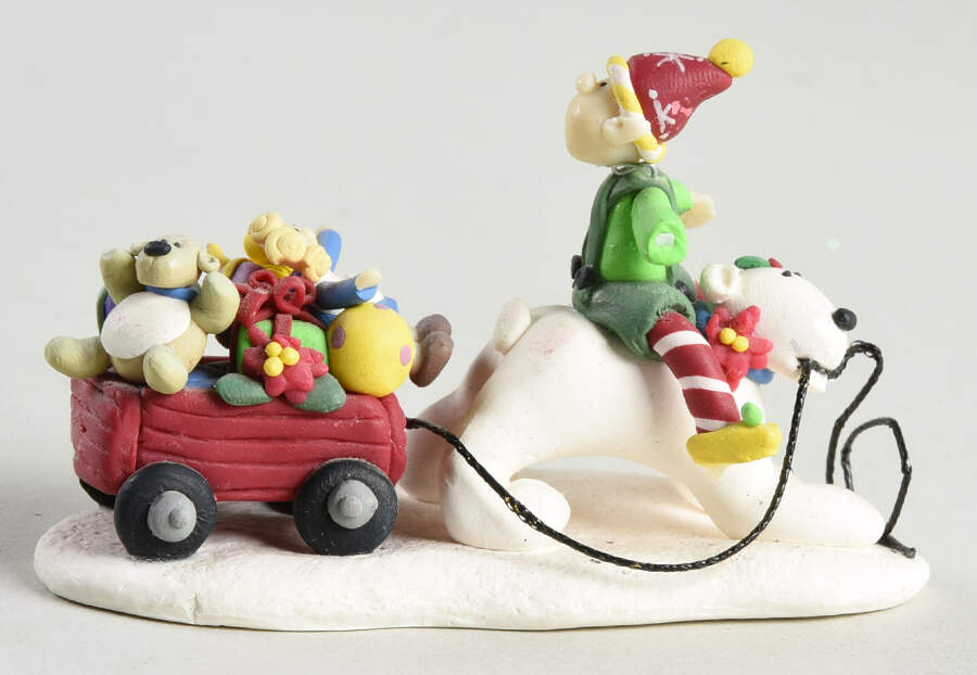 Little Street Collection Christmas The Elfin Express - Boxed by Coyne's & Company-1