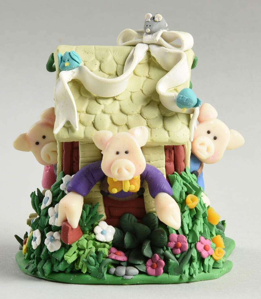 Little Street Nursery Rhymes & Fairy Tales Three Little Pigs - No Box by Coyne's & Company-1