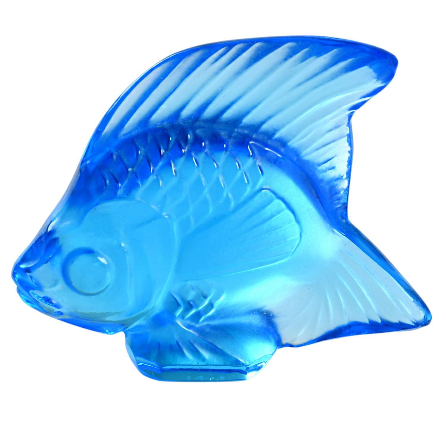 Aquarium Fish Fish - Turquoise Luster - Boxed by Lalique-1
