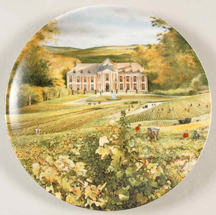 French Country Landscapes Harvest In Champagne - Boxed by D'Arceau Limoges-1