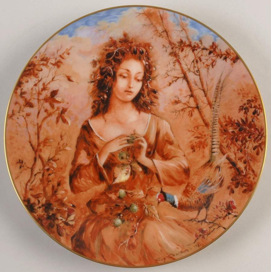 Girls of The Seasons Autumn-La Jeune Fille D'Automne - Boxed by D'Arceau Limoges-1