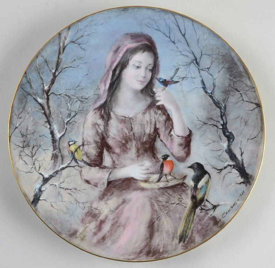Girls of The Seasons Winter-La Jeune Fille D'Hiver - Boxed by D'Arceau Limoges-1