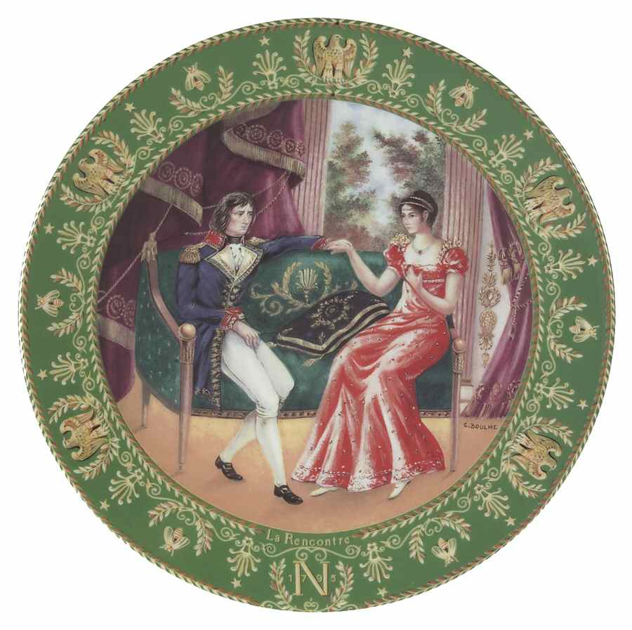 Josephine & Napoleon Le Rencontre - No Box by D'Arceau Limoges-1