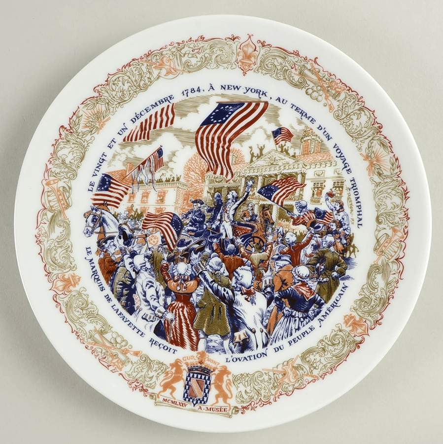 Lafayette Legacy Party After Successful Return - Boxed by D'Arceau Limoges-1