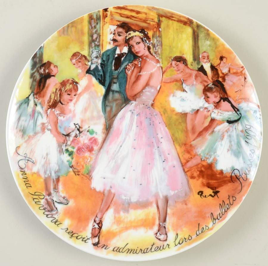 Women of The Belle Epoch Anna Pavlova - Boxed by D'Arceau Limoges-1