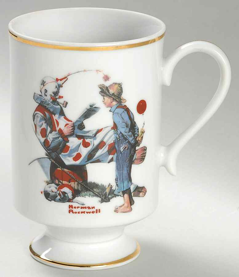 Norman Rockwell Mug Circus Clown - No Box by Danbury Mint-1