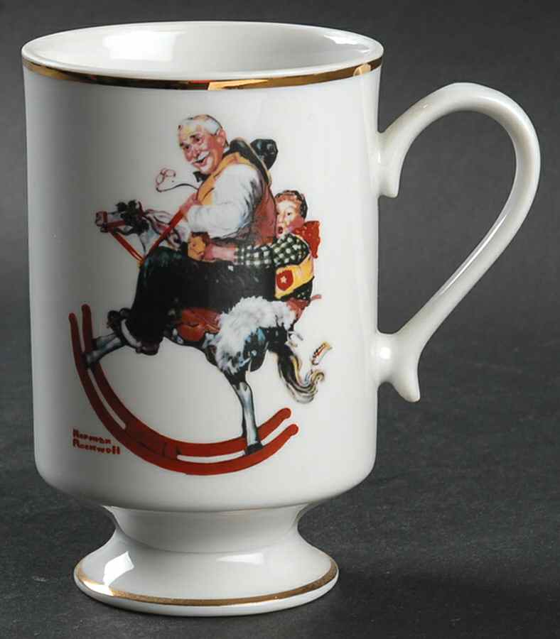 Norman Rockwell Mug Gramps At The Reins - No Box by Danbury Mint-1