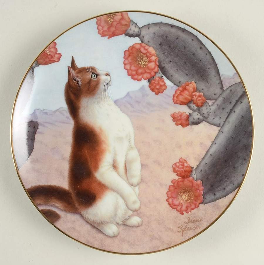Cats and Flowers Faux Paw - No Box by Danbury Mint-1