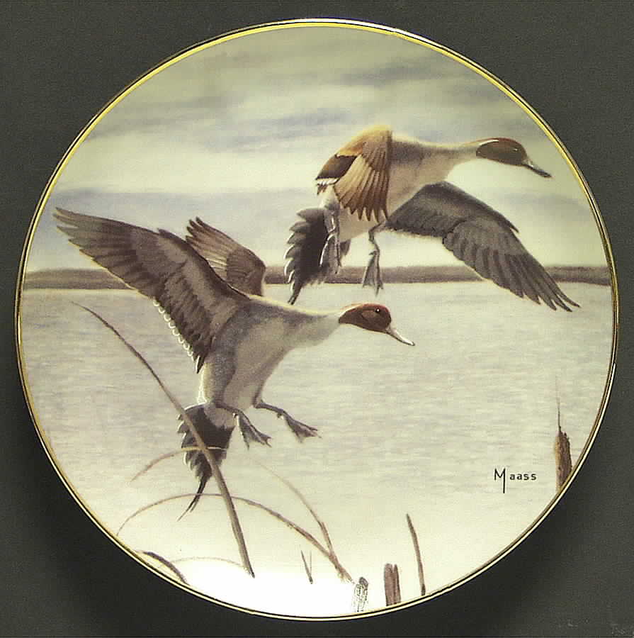 Ducks Taking Flight Migrants - No Box by Danbury Mint-1