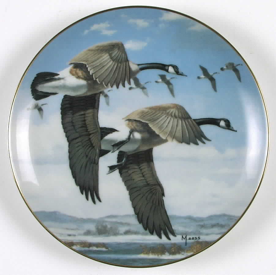 Ducks Taking Flight Last Of The Season - No Box by Danbury Mint-1