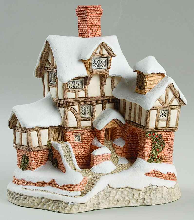 Dickens Christmas Ebeneezer Scrooge's Counting House - With Box by David Winter-1
