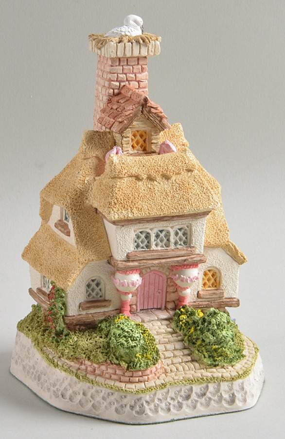 Celebration Cottages Stork Cottage-Girl - Boxed by David Winter-1