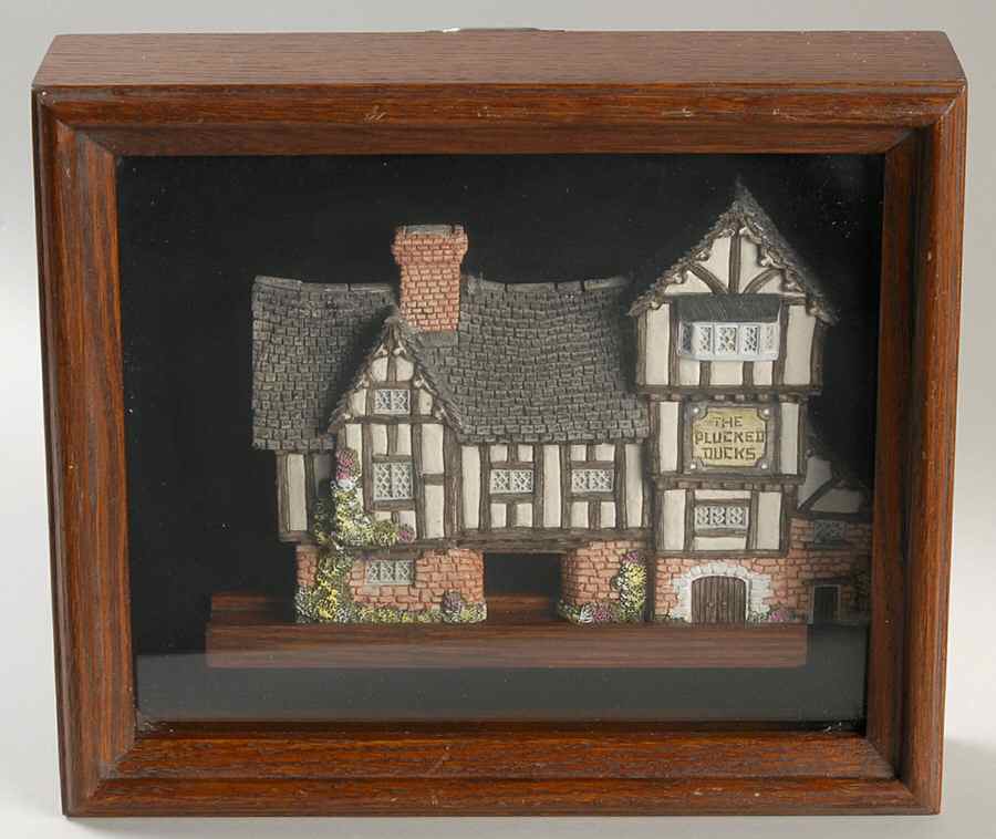 Collectors Guild Scene The Plucked Ducks-Plaque - Boxed by David Winter-1