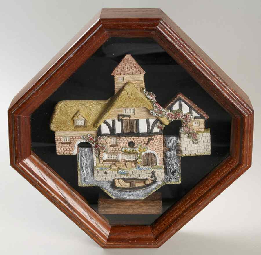 Collectors Guild Scene Pershore Mill-Plaque - Boxed by David Winter-1