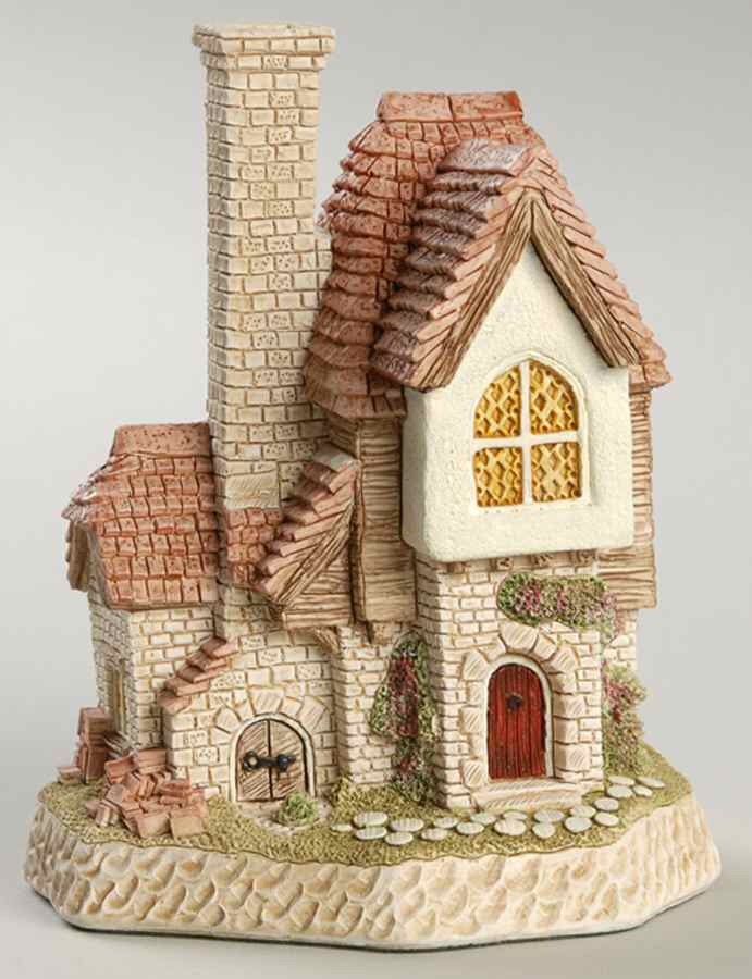 Collectors Guild Scene Tile Maker's Cottage - Boxed by David Winter-1