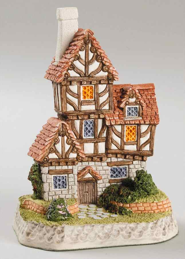 English Village The Quacks Cottage - Boxed by David Winter-1