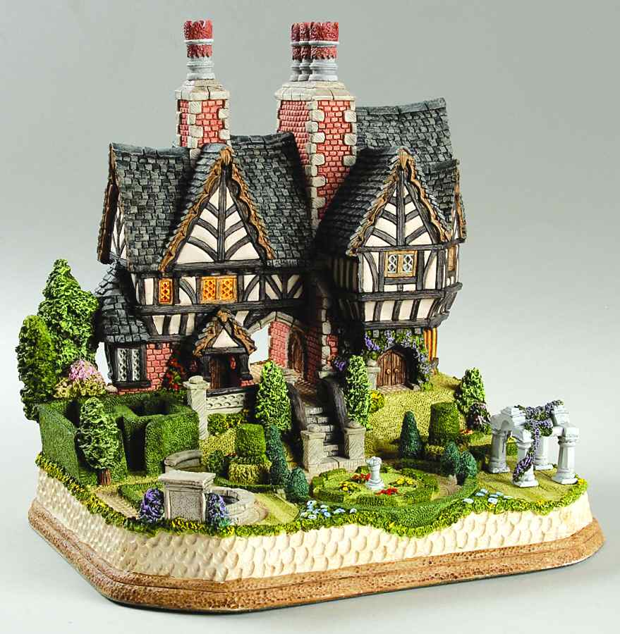 Garden Cottages of England Spencer Hall Gardens-Premiere Ed. - Boxed by David Winter-1