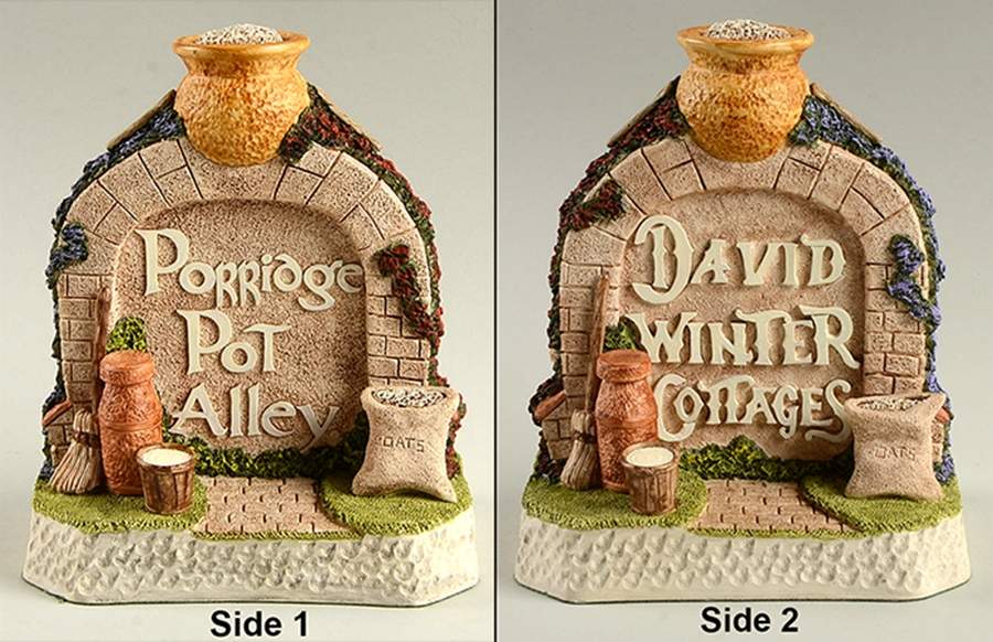 Porridge Pot Alley Porridge Pot Arch - Boxed by David Winter-1