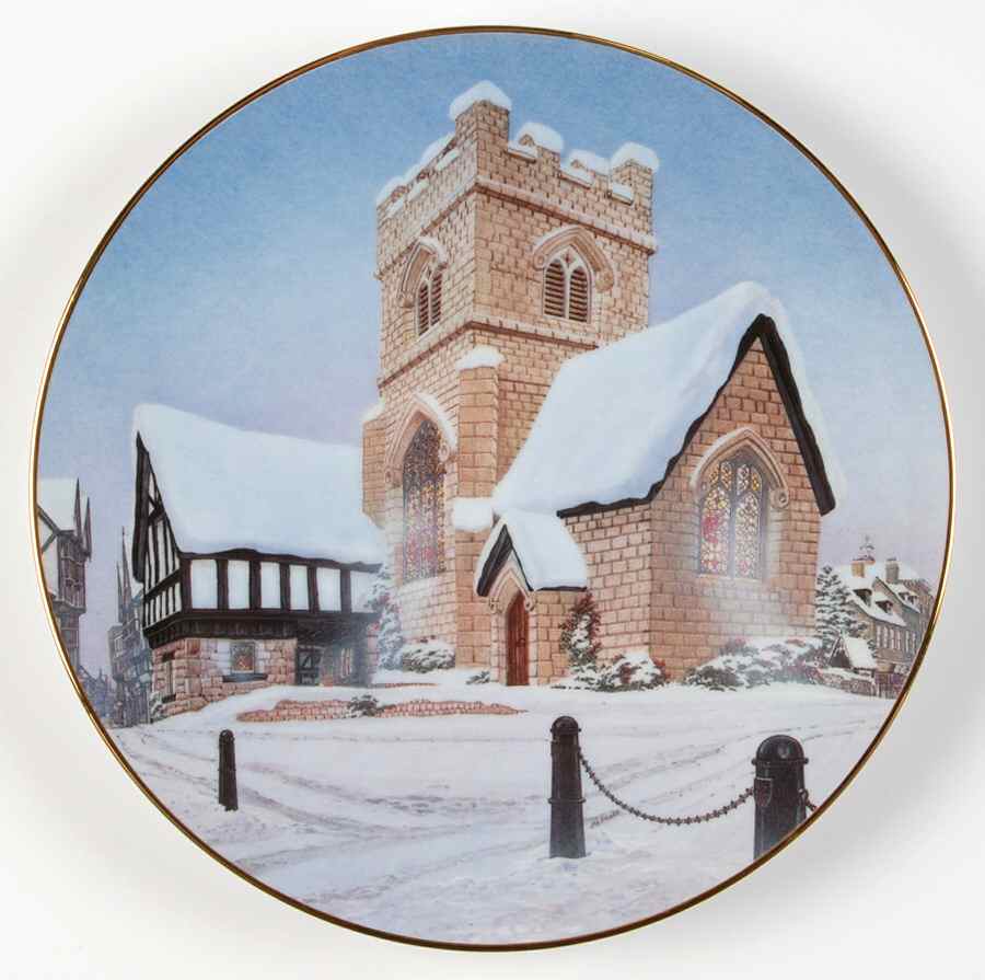 David Winter Cottage Plates A Christmas Carol - Boxed by David Winter-1