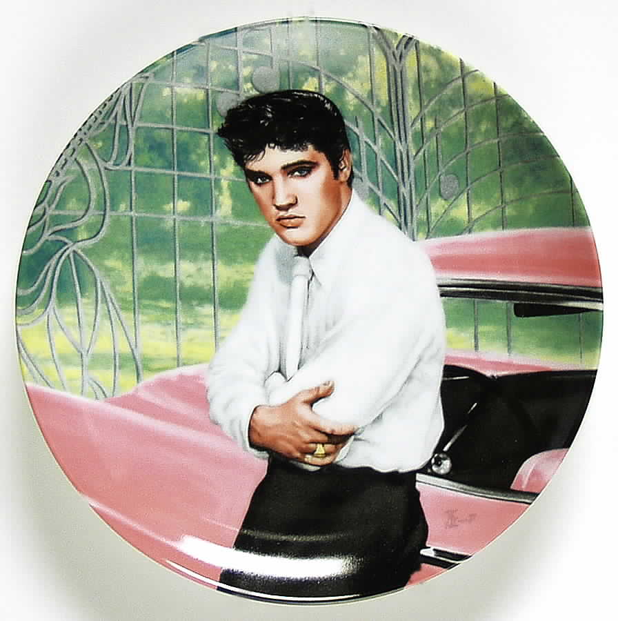 Elvis Presley Looking At A Legend Elvis At The Gates Of Graceland - No Box by Delphi-1