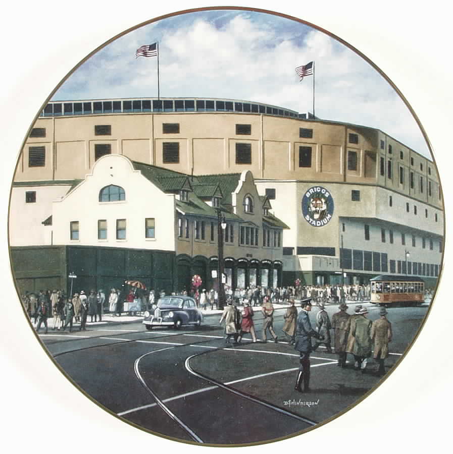 Take Me Out To The Ball Game Briggs Stadium: Home Of The Tigers - No Box by Delphi-1
