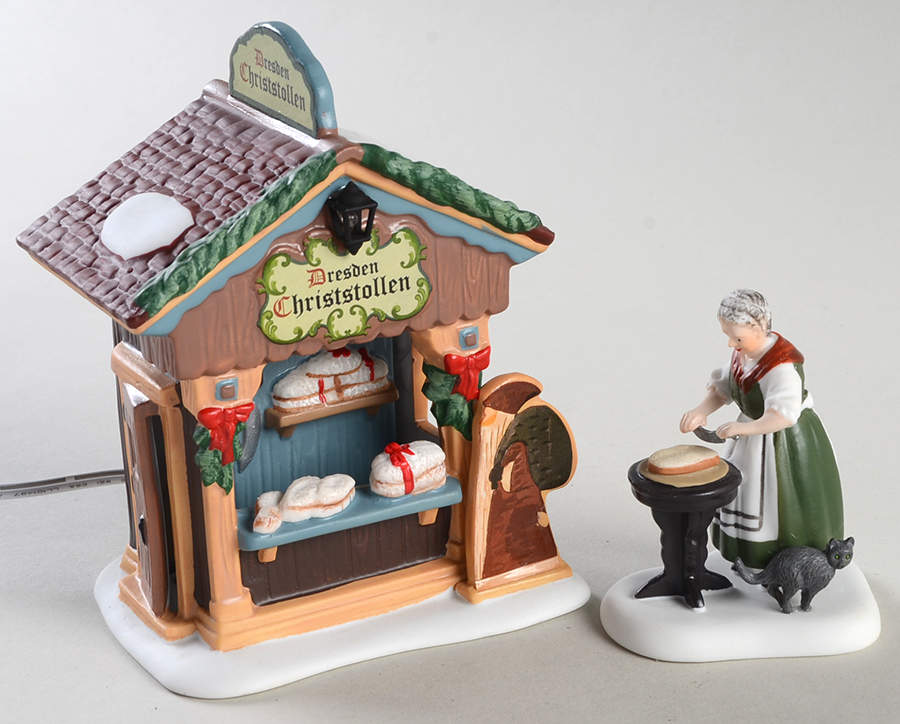 Christmas Market - Alpine Village Holiday Bread Booth - Boxed by Department 56-1