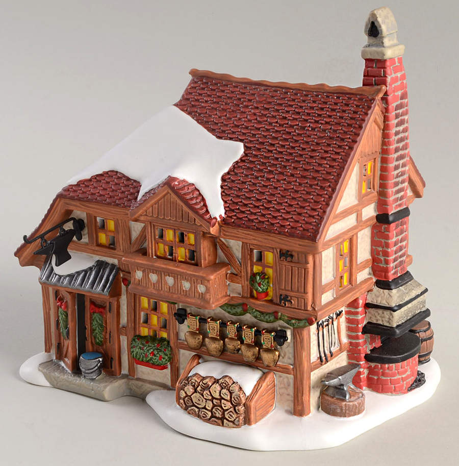 Alpine Village Alpine Cowbell Forge - Boxed by Department 56-1